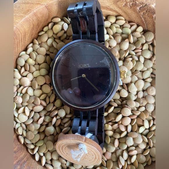 JORD Dark Brown Wooden Watch NWOB 2018 Diamond Club - Picture 2 of 5